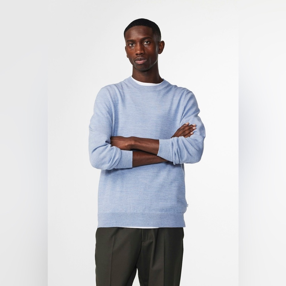 NN. 07 Ted Lightweight Sweater - Tink Blue - S
